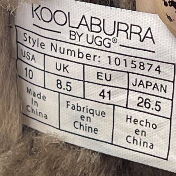 Koolaburra by Ugg Victoria Short Black Suede Tan Fur Boots Womens SIZE 10 Winter - Picture 7 of 11